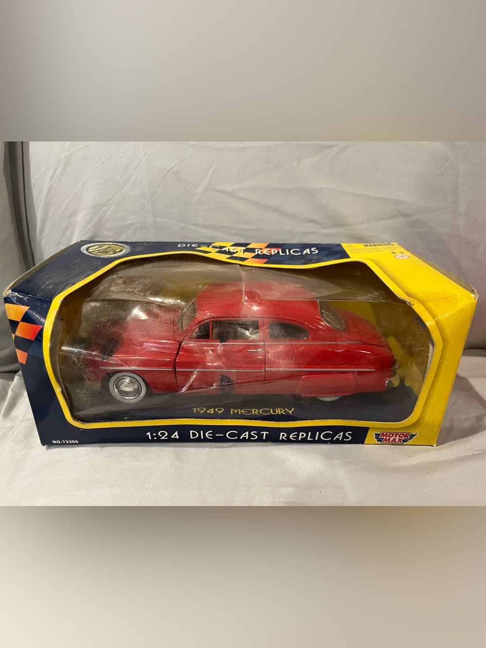 1949 Mercury 1:24 Red Die-Cast Replica